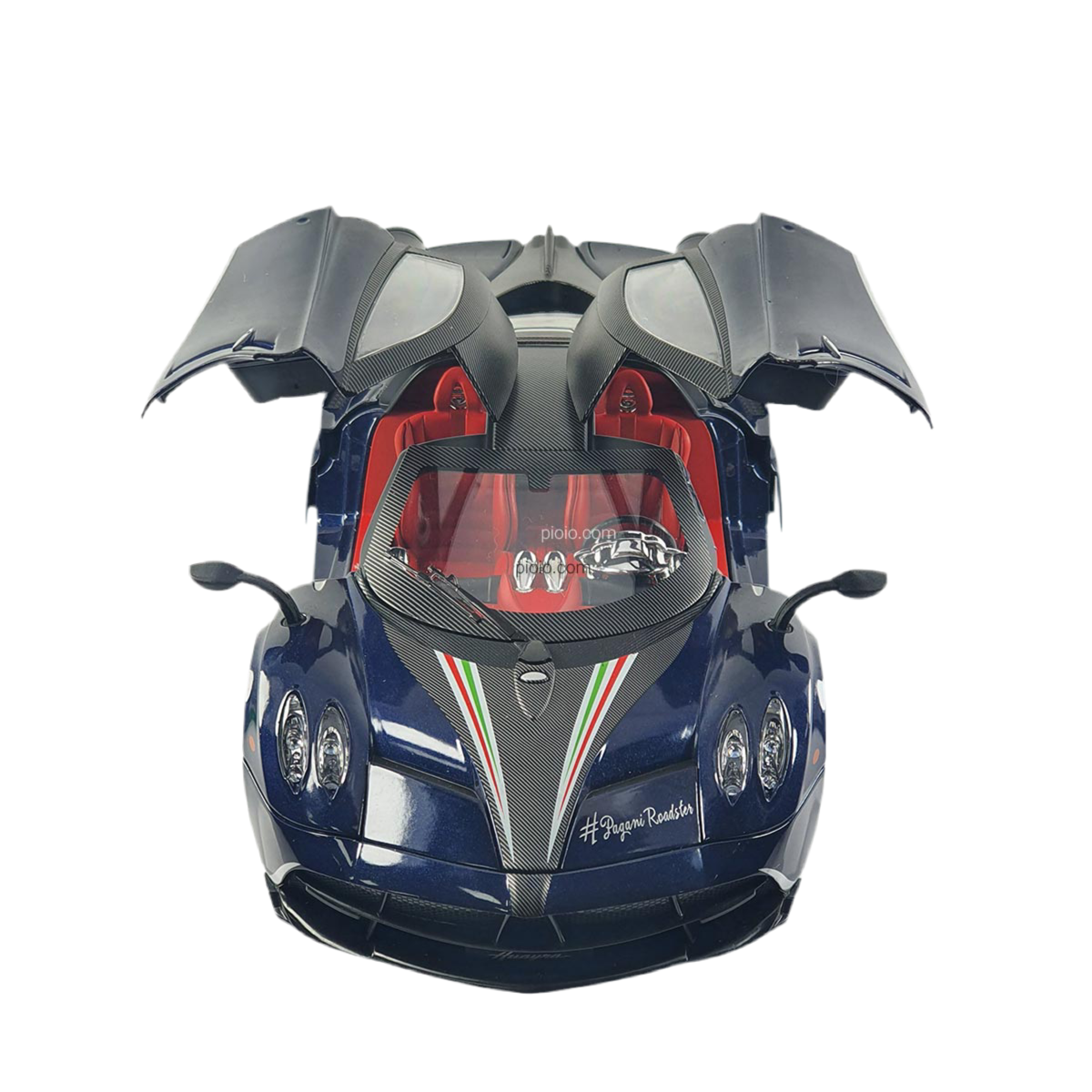 Pagani Huayra 1:18 Die-Cast Alloy Pull-Back Car – Open Doors & Light Music