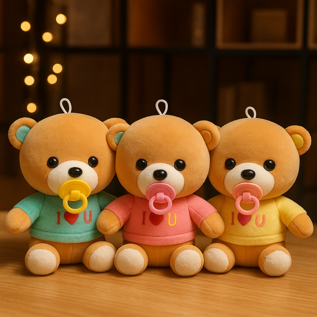 BabyCubs – Adorable Teddy Bear with Pacifier