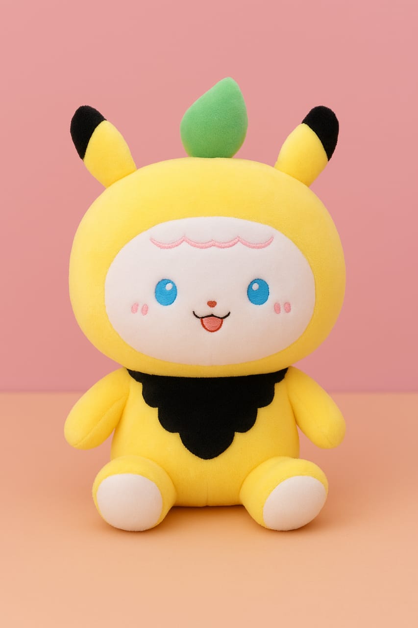 Luxury Yellow Plush Toy – Soft & Cute Character Plushie (7 Inch)