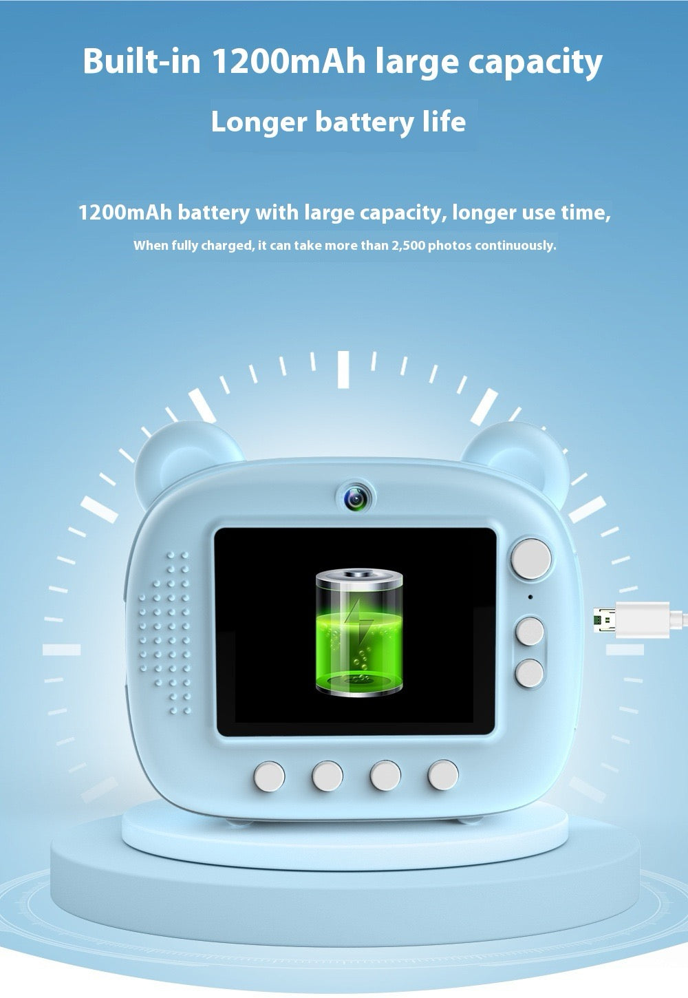 β¨ Instant Print A22C Kids Digital Camera β 24MP HD, Fun Learning Toy & Perfect Gift for Creative Kids π