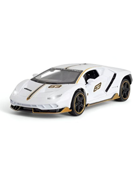 Premium Lamborghini LP770-4 Alloy Model Car – 1:32 Scale Die-Cast, Pull Back, Lights & Sound