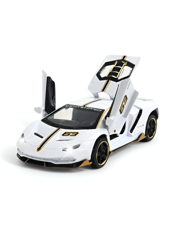 Premium Lamborghini LP770-4 Alloy Model Car – 1:32 Scale Die-Cast, Pull Back, Lights & Sound