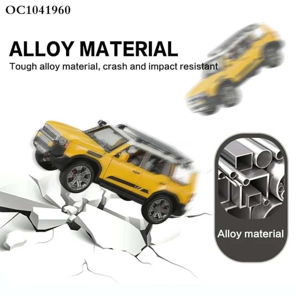Metal Diecast 1:22 RC Toyota Land Cruiser – Realistic Smoke Effect & Remote Control