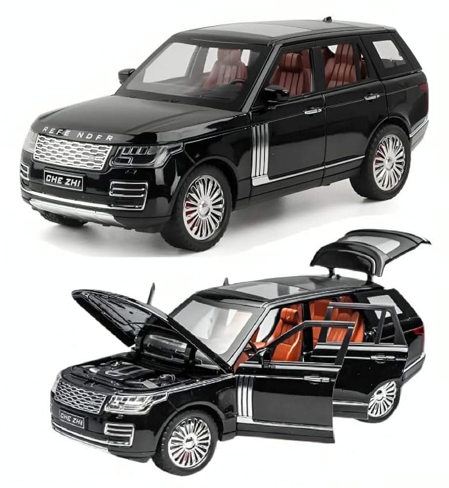 Land Rover Defender 1:24 Diecast Pull Back Car with Lights & Music