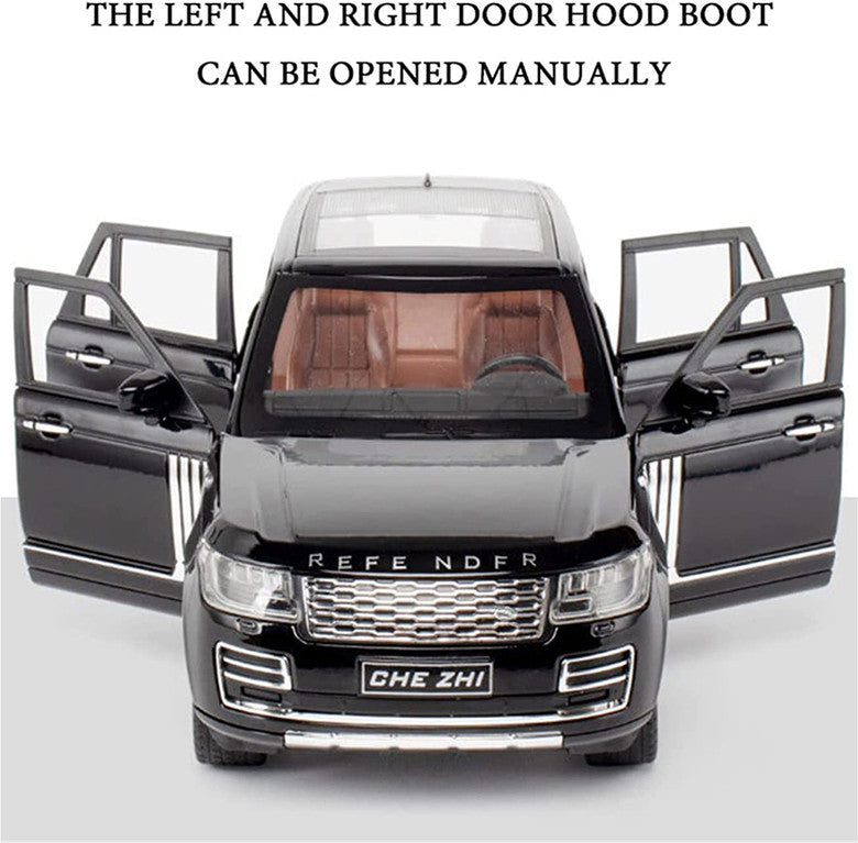 Land Rover Defender 1:24 Diecast Pull Back Car with Lights & Music