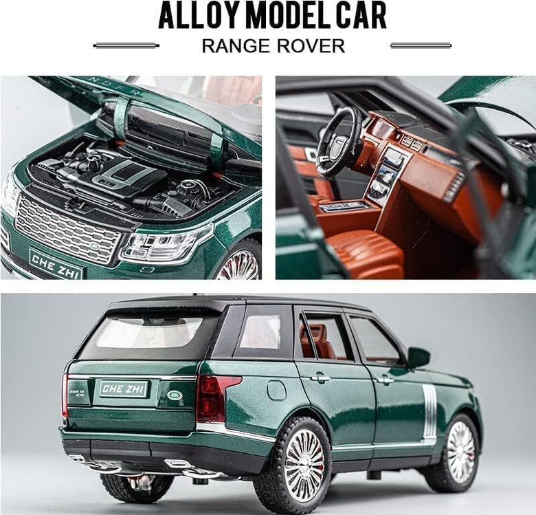 Land Rover Defender 1:24 Diecast Pull Back Car with Lights & Music