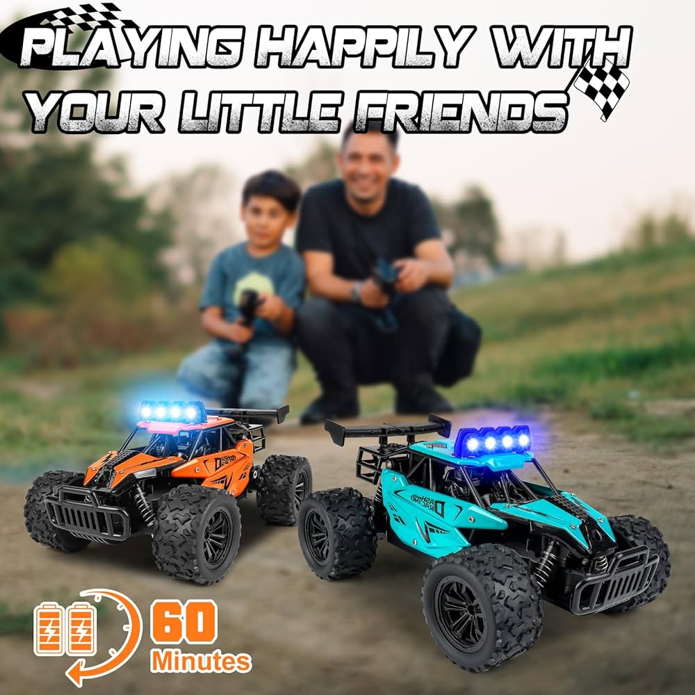 1:16 RC Monster Truck β 2.4GHz Offroad Car with LED Lights (20 km/h)