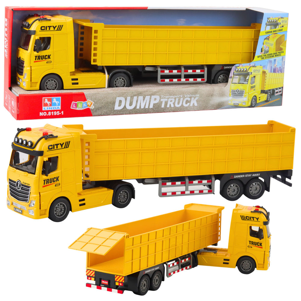 Heavy duty construction vechile dump truck