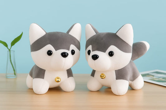 Adorable Husky Stuffed Toy – Ultra Soft & Huggable (7 inch)