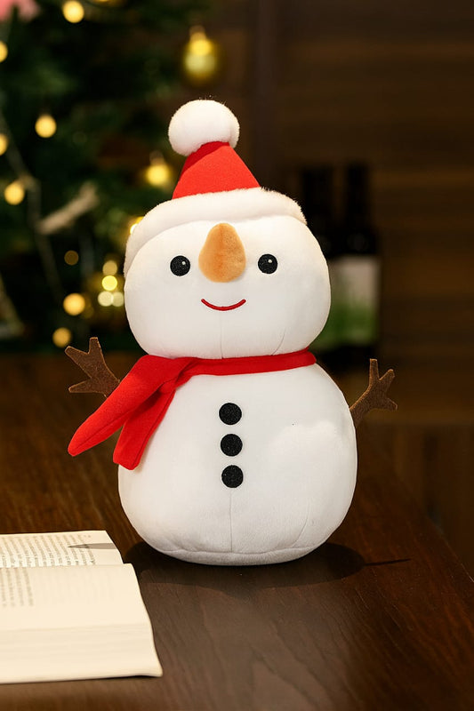 Adorable Snowman Stuffed Toy – Cozy Winter Companion (7 Inch)