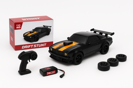 Rechargeable Drift Stunt RC Car – 4WD, Lighting & Smoke Effect (1:16 Scale)