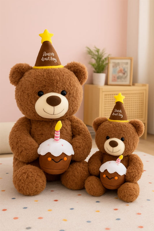 🎂 “Happy Birthday Musical Teddy – 40 CM Celebration Plush”