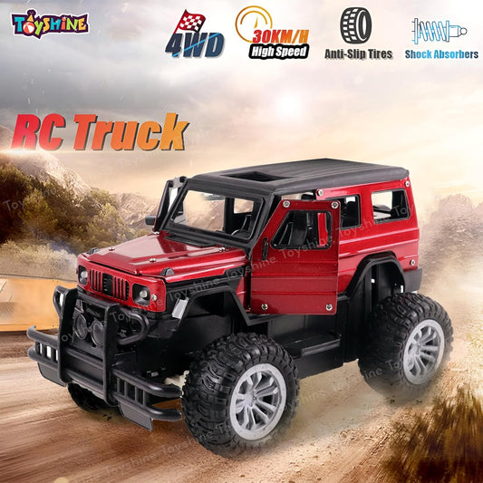 Die-Cast Rock Climber RC Car – Rechargeable All-Terrain Monster Truck Toy with Stunt Racing Power