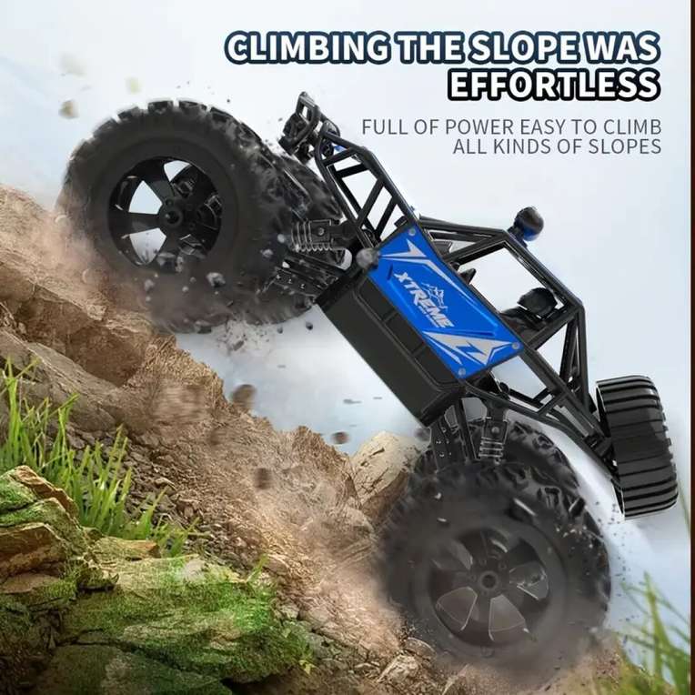 High-Speed RC Hero Monster Car – Remote Control Rock Climbing Toy for Boys