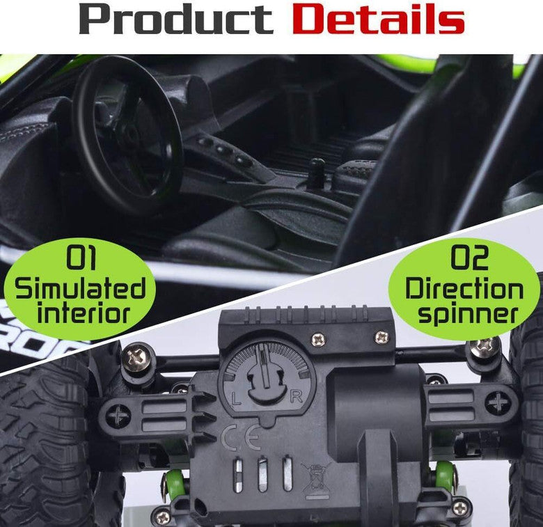 High-Speed RC Hero Monster Car – Remote Control Rock Climbing Toy for Boys