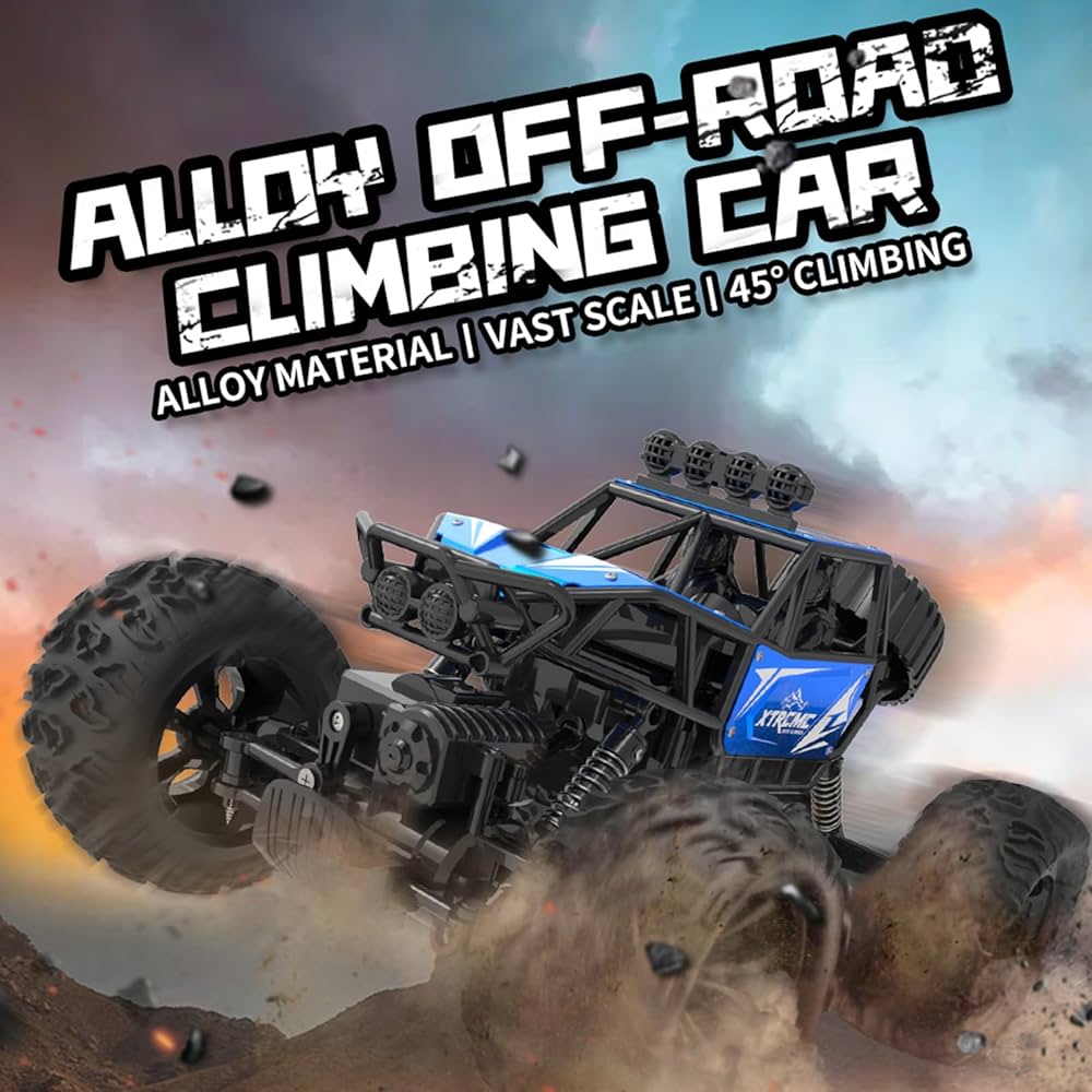 High-Speed RC Hero Monster Car – Remote Control Rock Climbing Toy for Boys