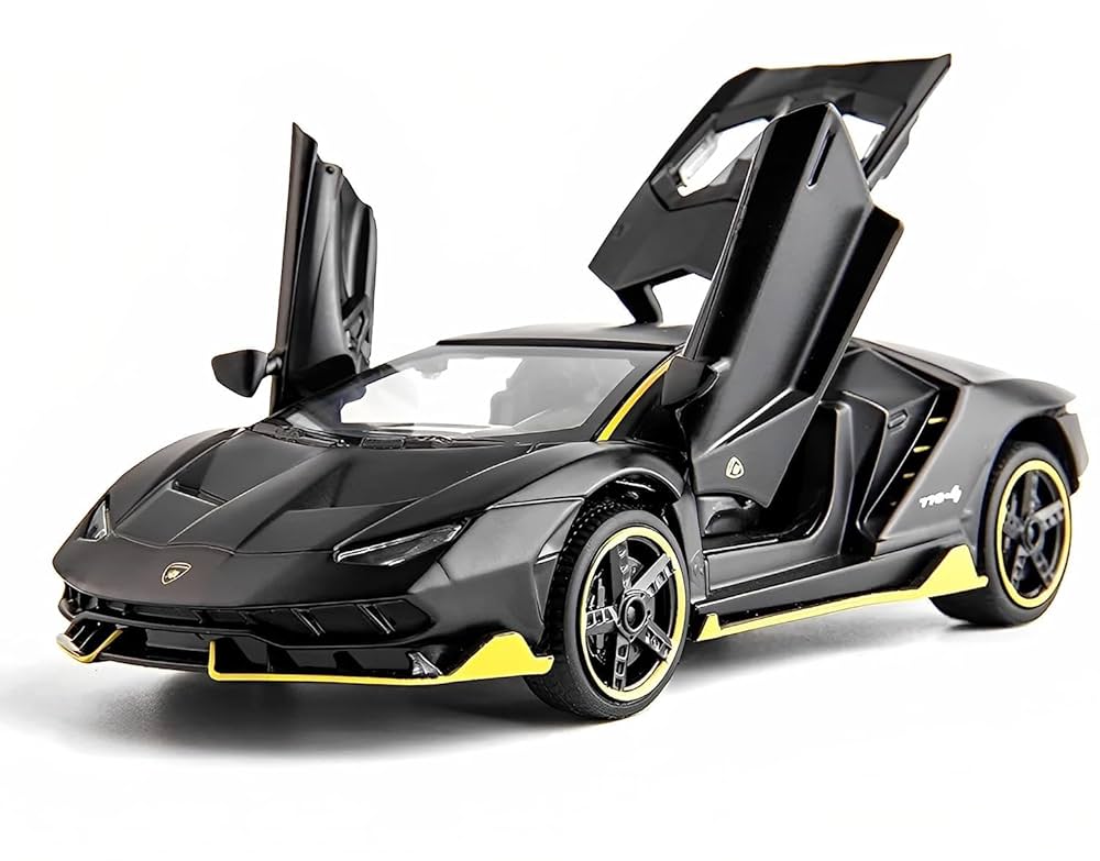 Lamborghini LP770-4 1:24 Diecast Pull Back Car with Lights & Music
