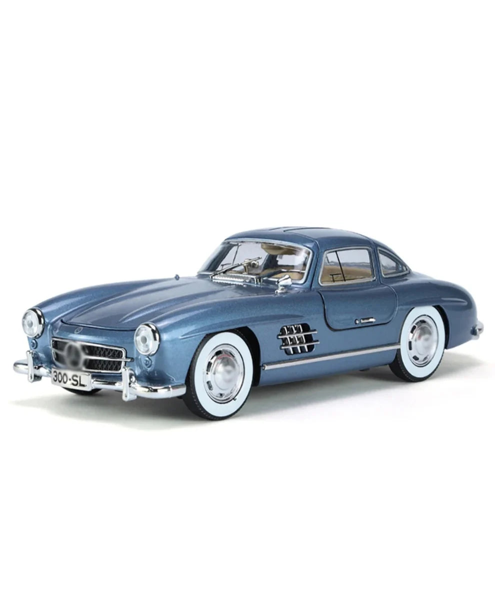 Red 1954 Mercedes-Benz 300 SL Die-Cast Car – 1:24 Scale Metal Model