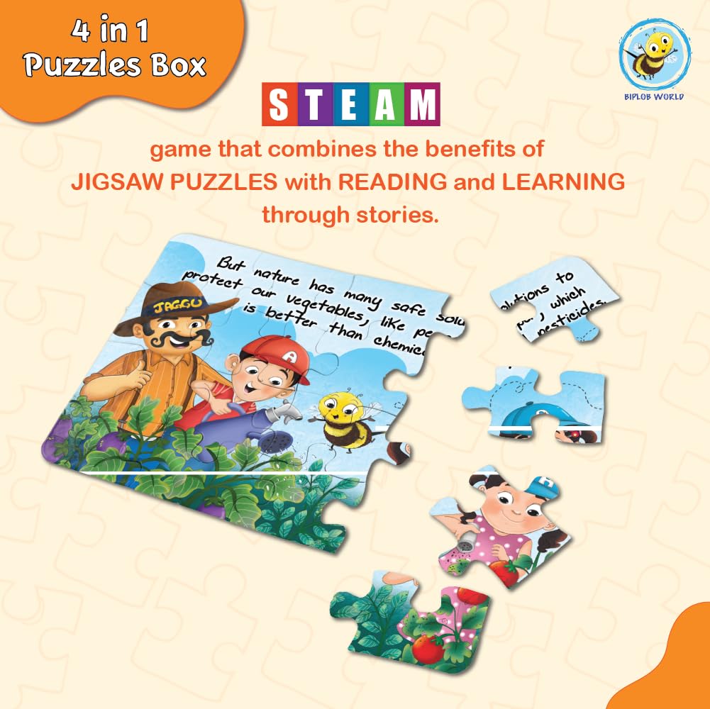 4 puzzles+bonus activity book