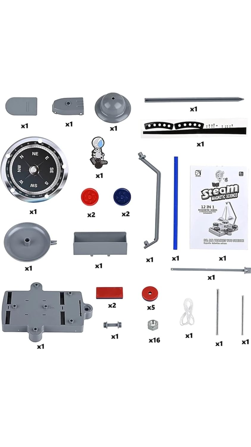 12 in 1 magnetic scince kit