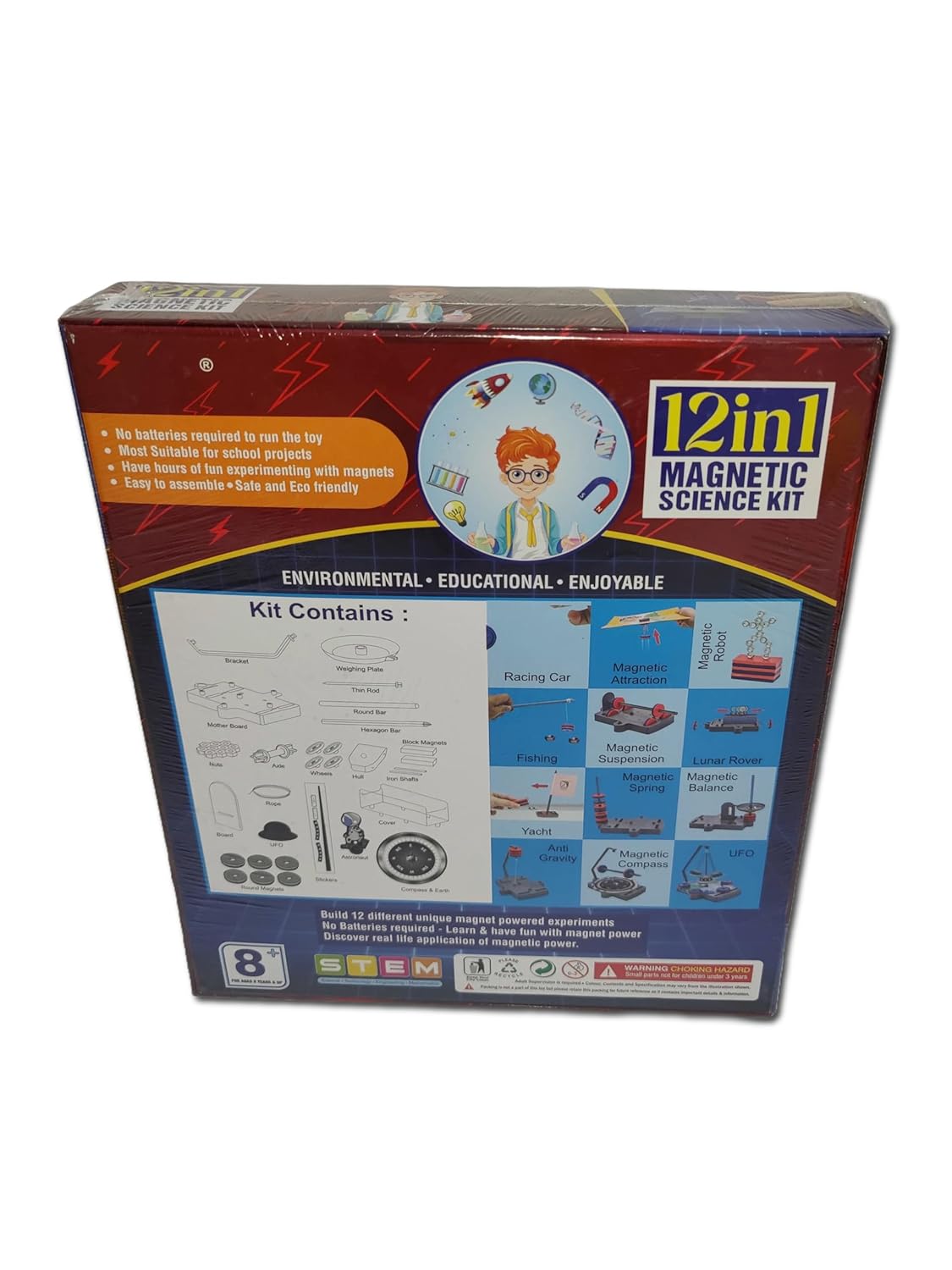 12 in 1 magnetic scince kit