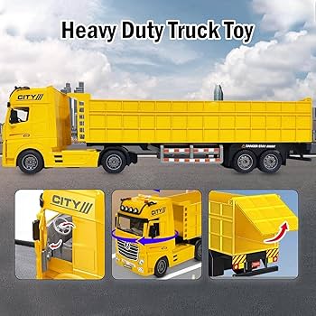 Heavy duty construction vechile dump truck