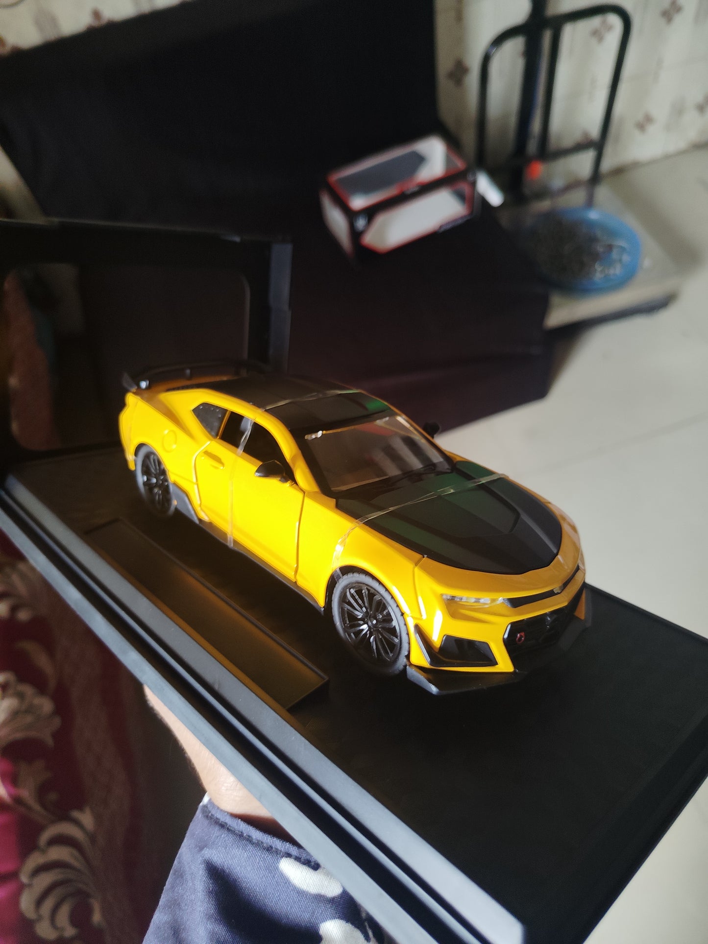 Die cast simulation sound and light pull back series