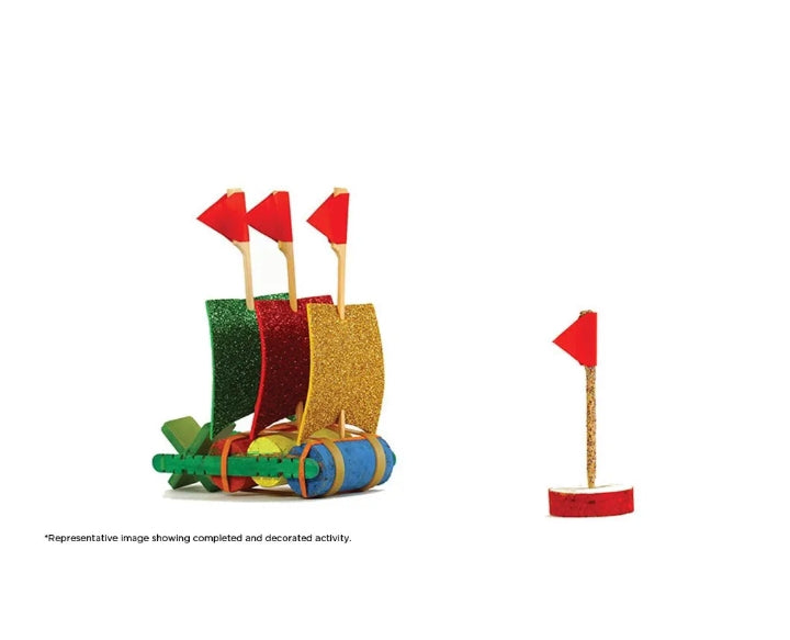 Sea surfer wooben raft