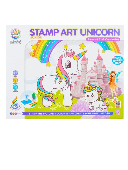 STAMP ART UNICORN