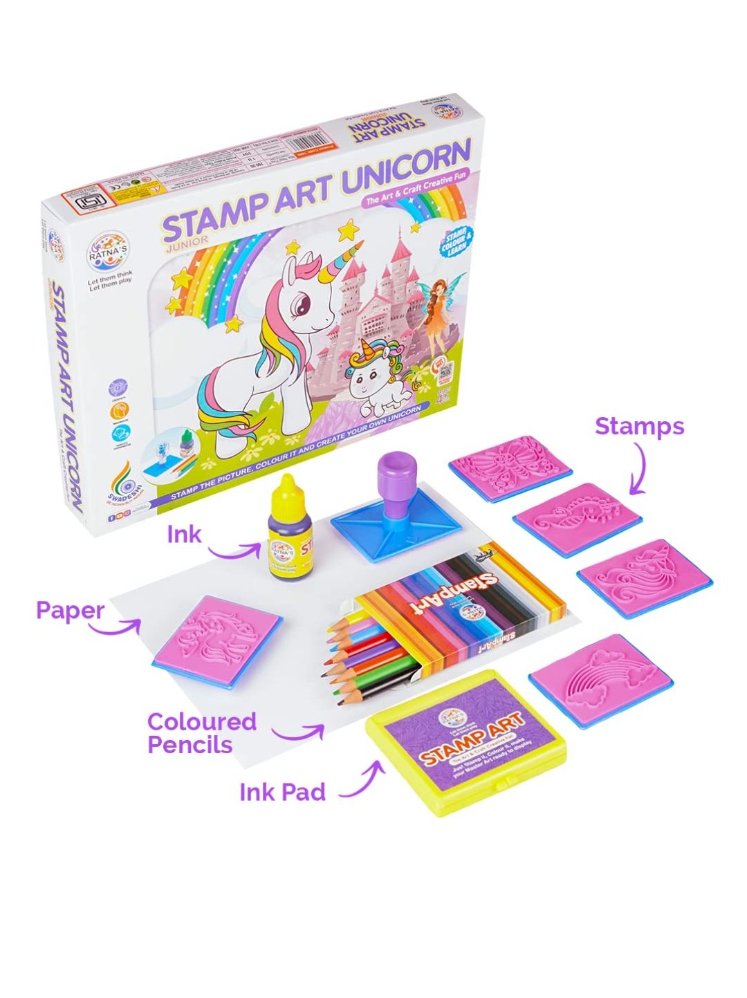 STAMP ART UNICORN