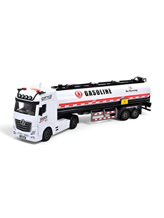 Gasoline tanker truck